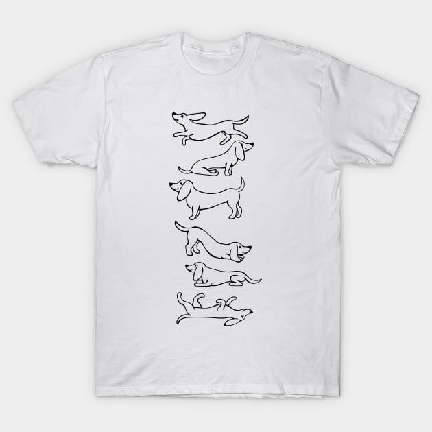 Dachshund T-Shirt by artfulfreddy